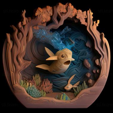 3D model Mantine Overboard Mantain and the Sunken Ship The Secre (STL)